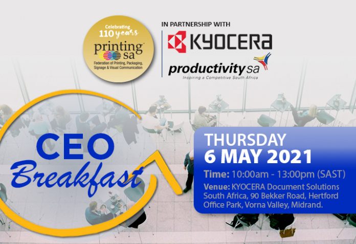 Join Printing SA’s Upcoming CEO Breakfast