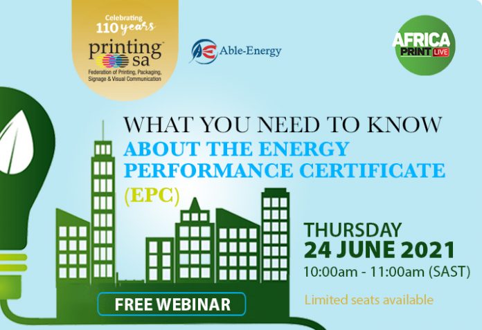 Africa Print LIVE Presents: What You Need To Know About The Energy Performance Certificate (EPC)