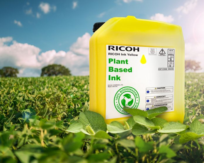 Ricoh Releases First Plant-Based Ink For Graphics And Packaging Print